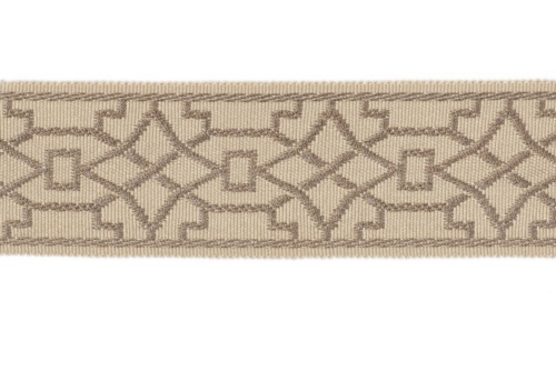 DECORATIVE TRIM 2" JACQUARD TAPE OAK 300897