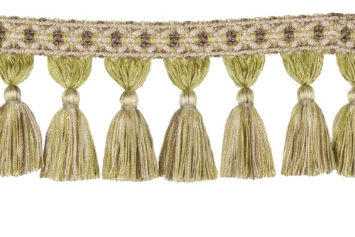 DECORATIVE TRIM 3 1/2" TASSEL FRINGE GRASS 300903