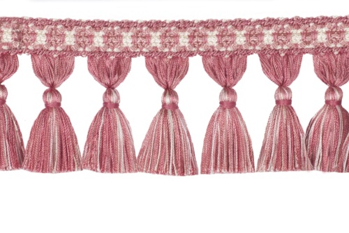 DECORATIVE TRIM 3 1/2" TASSEL FRINGE WATERMELON 300913