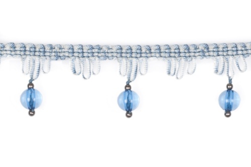 1 1/2" BEADED FRINGE BLUEBELL 300934