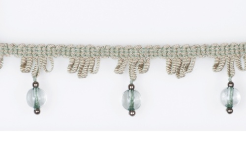 1 1/2" BEADED FRINGE VERBENA 300936