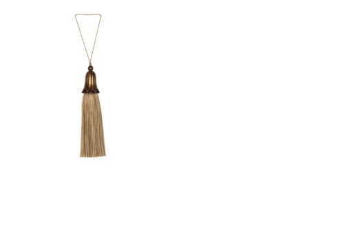 TASSEL 5 1/2" LOOP 8 1/4" TASSEL RATTAN 300938