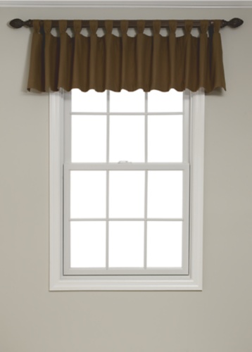 Gathered Tab Valance