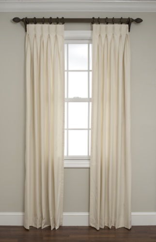 Inverted Pinch Pleated Draperies
