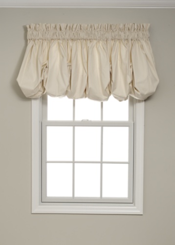 Rod Pocket Balloon Valance