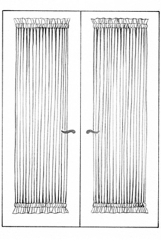 Rod Pocket Top and Bottom Draperies