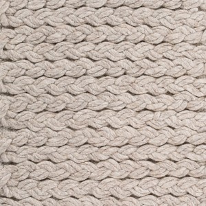 Double Braided Felted Wool Rug Light Gray Maine Cottage®