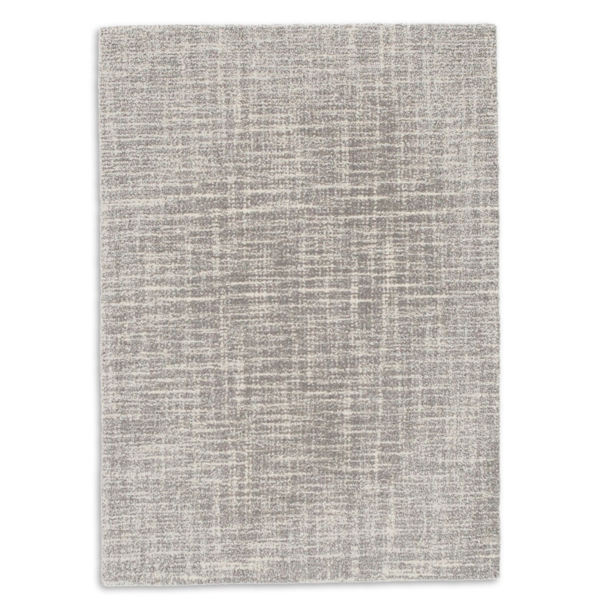 Crosshatch Wool Micro Hooked Rug Dove Grey Maine Cottage®
