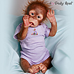 Little Risa Baby Orangutan Doll: So Truly Real - Exclusive Collectible Baby Orangutan Doll is Amazing and So Truly Real®! A First by Artist Melissa <span class=