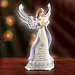 Precious Treasure Collectible Personalized Birthstone Angel Figurine: Gift For New Moms