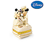 Lenox Disney Mickey Mouse And Minnie Mouse Jewelry Treasure Box