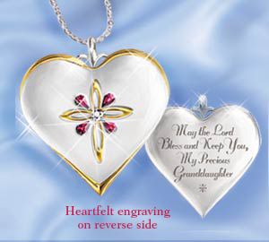 My Blessed Granddaughter Birthstone Pendant