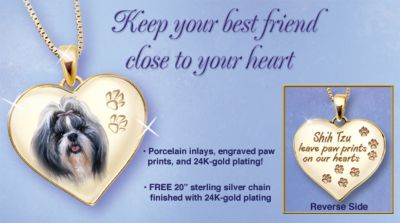 Keepsake Shih Tzu Dog Pendant