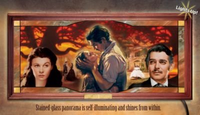 Click here to buy Gone With The Wind Collectible Stained Glass Wall Decor by The Bradford Exchange.