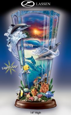 The Bradford Exchange Lights Of Paradise Collectible Dolphin Art Sculpture