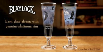 Click here to buy Ted Blaylock Soaring Spirits Eagle Art Pilsner Glass... by The Bradford Exchange.