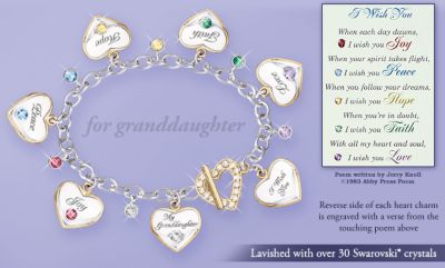 My Granddaughter, I Wish You Charm Bracelet