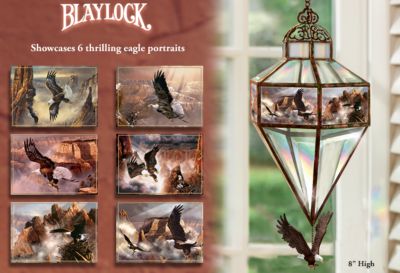Ted Blaylock Rainbow Ridge American Bald Eagle Collectible Prism - Exclusive American Bald Eagle Collectible Prism by Ted Blaylock Captures the Glory of Eagles Soaring Amongst the Rainbows!