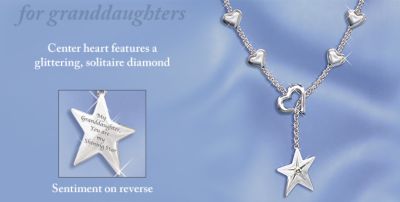 My Granddaughter, My Shining Star Pendant