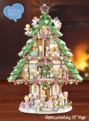 The Bradford Exchange Collectible Precious Moments Sharing Christmas Joy Tabletop Christmas Tree