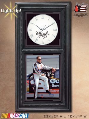 Forever The Man: Decorative Dale Earnhardt Wooden Wall Clock