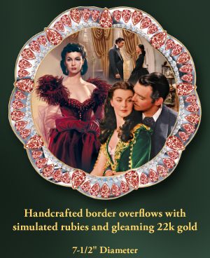 Click here to buy Precious Passion Gone With The Wind Collector Plate by The Bradford Exchange.