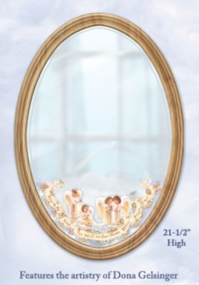 Click here to buy Dona Gelsinger Heavenly Reflections Little Angel Decorative... by The Bradford Exchange.