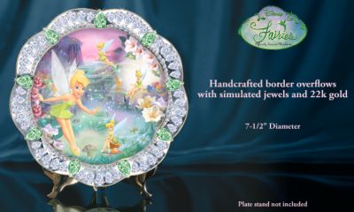Click here to buy Disney Tinker Bell Fairy Dust Collector Plate by The Bradford Exchange.