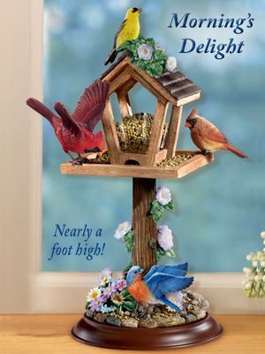 The Bradford Exchange Morning's Delight Collectible Songbird Sculpture