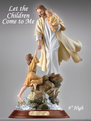 Click here to buy Let The Children Come To Me Jesus Figurine by The Bradford Exchange.