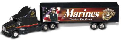 Honor USMC Diecast Truck - Exclusive First-Ever Die-Cast Semi-truck Honoring the Marines!