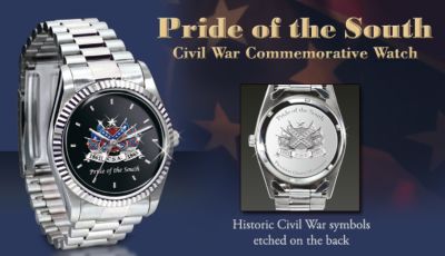 Pride Of The South Civil War Commemorative Men's Watch