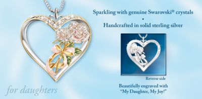 My Daughter, Precious Blossom Of My Heart Pendant Necklace