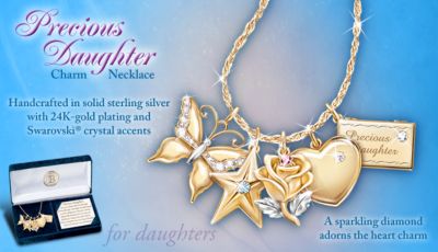 Precious Daughter Charm Necklace