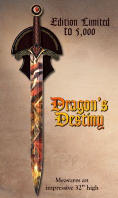 The Bradford Exchange Dragon's Doom Replica Sword: Collectible Dragon Wall Decor