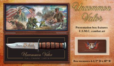United States Marine Corps (USMC) WWII K-Bar Knife Collectible Replica: USMC Gift - Exclusive, Limited-Edition Marine Corps K-Bar Knife Replica Honors Semper Fi Spirit! Awe-inspiring Marine Corps Collectible