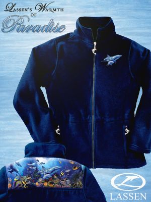Click here to buy Christian Riese Lassen Artistic Fleece Jacket by The Bradford Exchange.