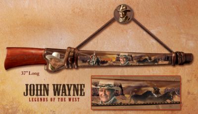 John Wayne: Legends Of The West Replica Rifle Sheath Wall Decor - Collectible John Wayne® Replica Rifle Sheath a Unique Tribute to 100th Anniversary of The Dukes Birthday! Exclusive!