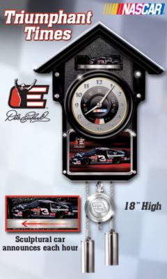 Click here to buy Dale Earnhardt Commemorative Wall Clock by The Bradford Exchange.
