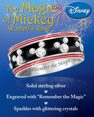 Disney The Magic Of Mickey Women's Ring