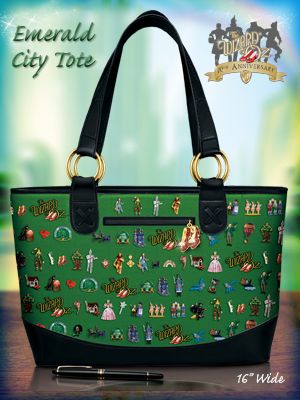 The Bradford Exchange The Wizard Of Oz 70th Anniversary Emerald City Tote Bag
