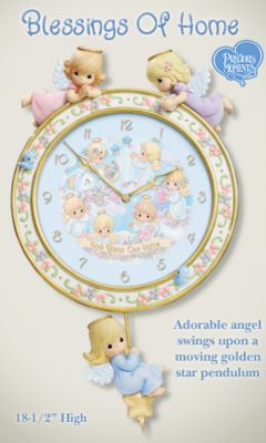 Click here to buy Precious Moments Angels Sculptural Collector's Clock by The Bradford Exchange.