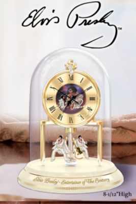The Bradford Exchange Elvis Presley 35th Anniversary Clock