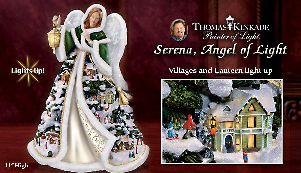 Thomas Kinkade Serena, Angel Of Light Figurine