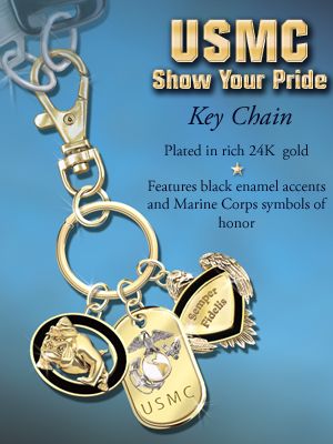 USMC Show Your Pride Collector Key Chain