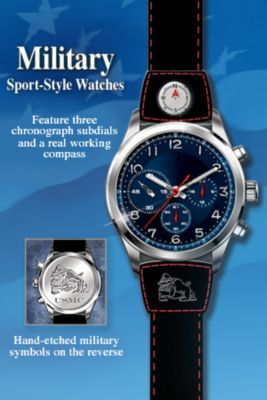 Click here to buy Military Sport-Style Watches by The Bradford Exchange.