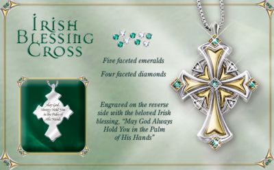 Irish Blessings Pendant Necklace