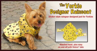 Dr. Brown's Recommended BreedPerfect� Yorkie Designer Raincoat