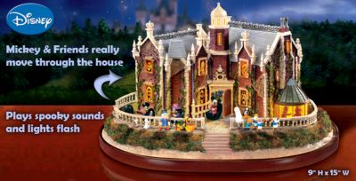 Disney Mickey Mouse And Friends Collectible Halloween Haunted House Figurine - Mickey Mouse and Friends Collectible Haunted House Figurine Scares Up Tons of Fun with Lights, Sound and Motion!