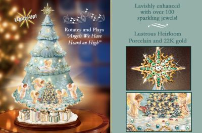 Click here to buy Dona Gelsinger Heavenly Holiday Helpers Illuminated Rotating... by The Bradford Editions.